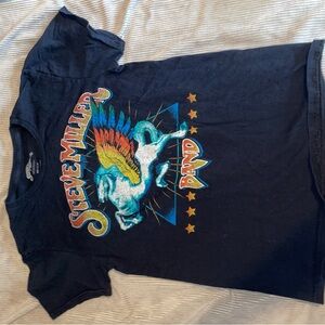 Steve Miller Band Black T-Shirt